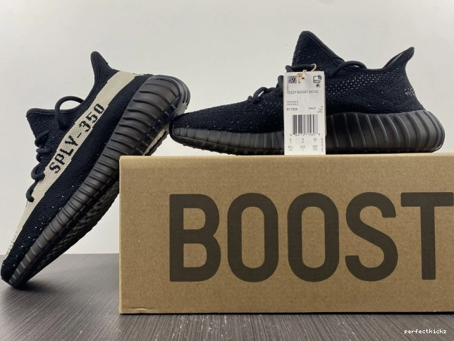 350 BY1604 Yeezy Core Black White Adidas Boost V2 0717